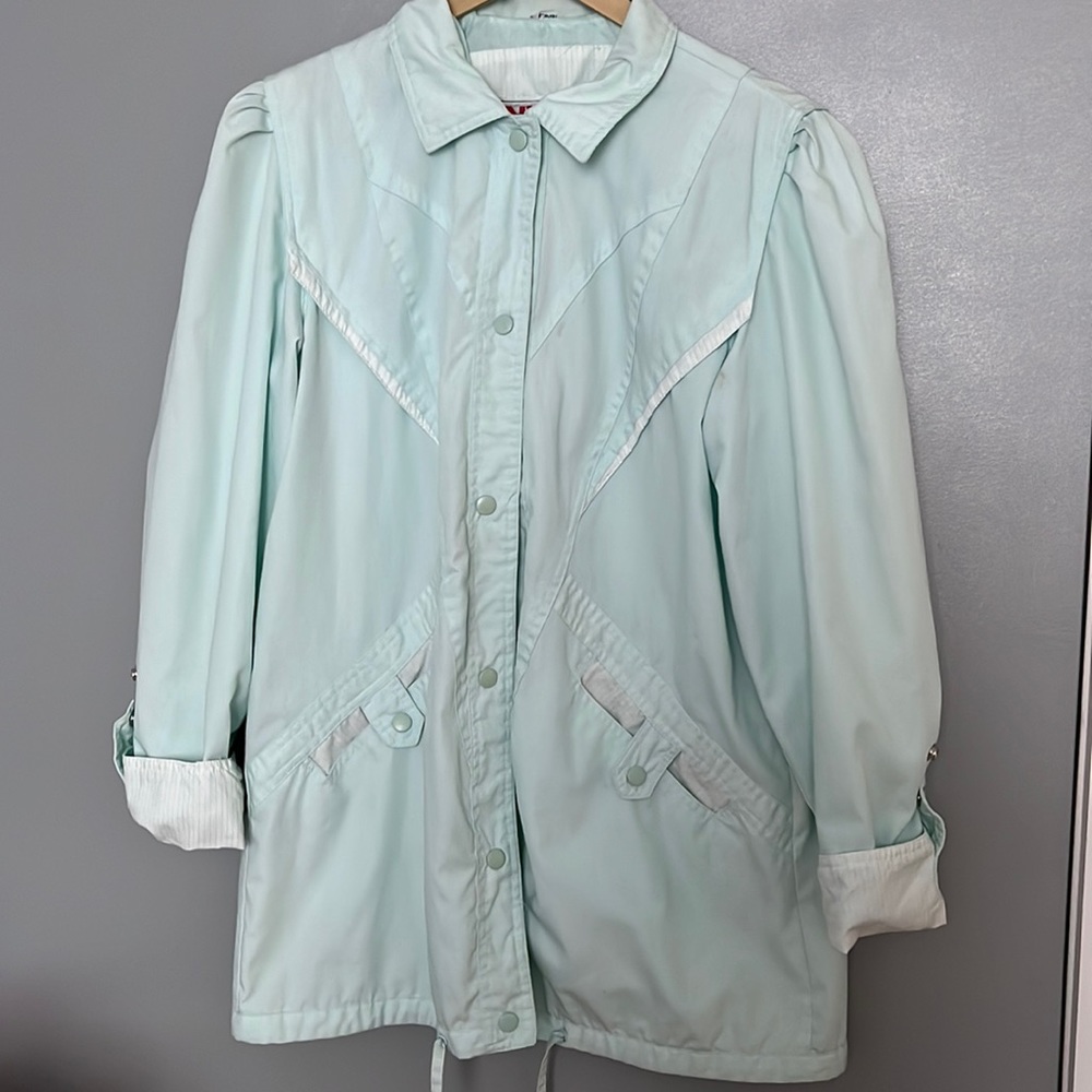 Vintage western style rain coat